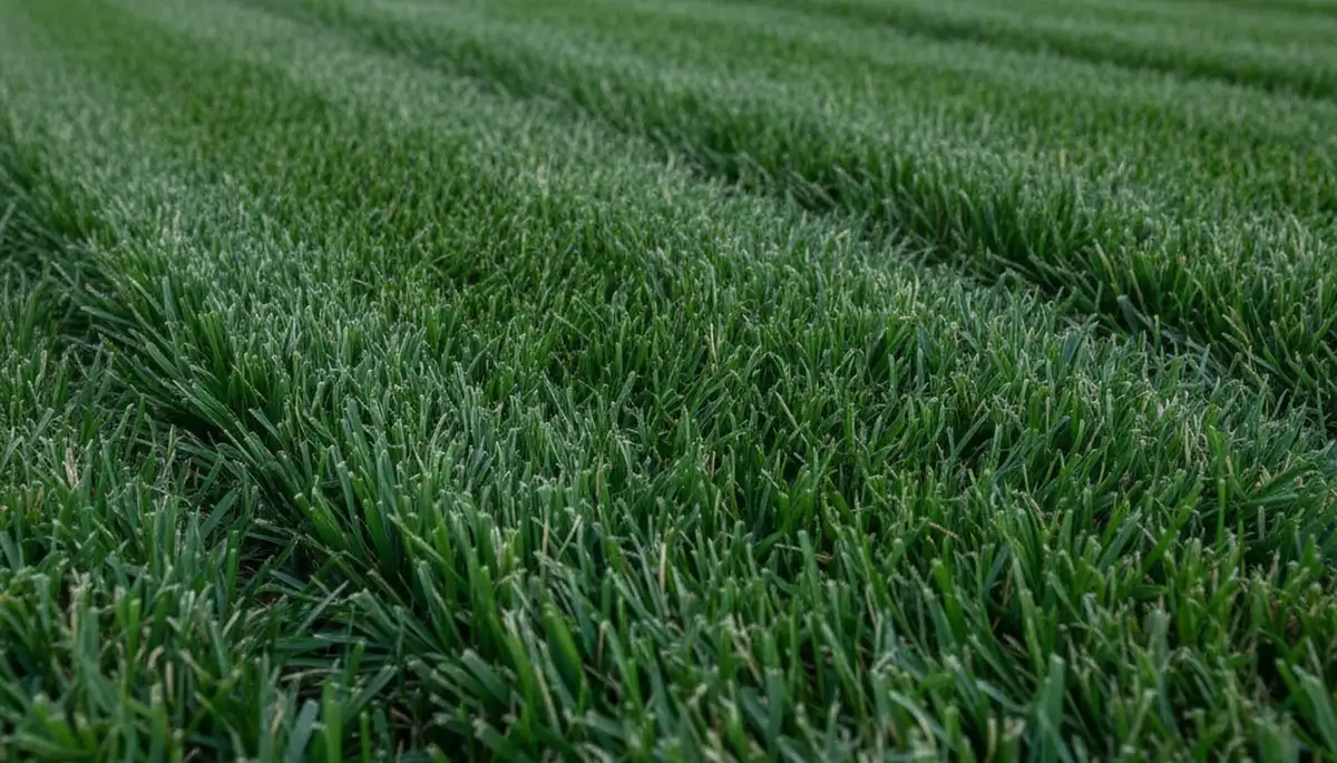 Close-up of freshly cut grass showing expert lawn mowing quality by Chop Chop Landscaping in Phoenix, AZ