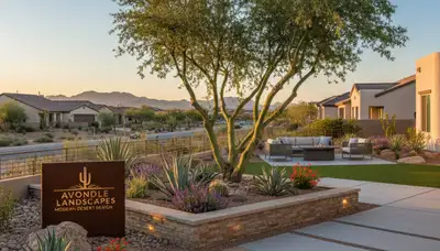 Phoenix, AZ landscaping service for residential yard maintenance and desert landscape design