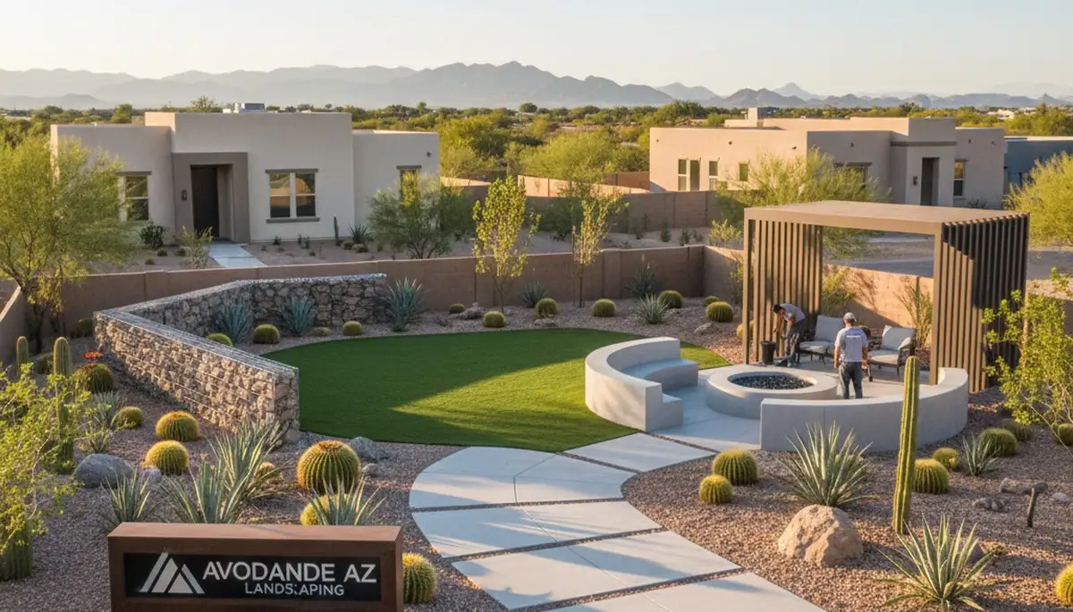 Phoenix, AZ landscaping services for desert yards and outdoor property maintenance