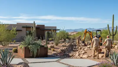 Phoenix, AZ landscaping services for residential and commercial outdoor maintenance and design