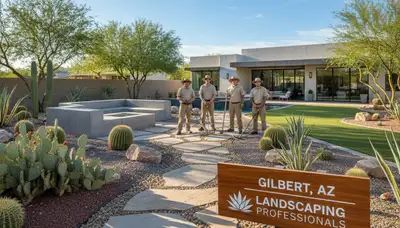 Landscaping service in Phoenix, AZ for residential yard design and maintenance