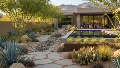 Phoenix, AZ landscaping service for desert yards and custom outdoor design