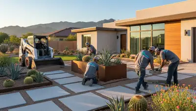 Phoenix, AZ landscaping services for residential and commercial yards by Landscapers in Phoenix