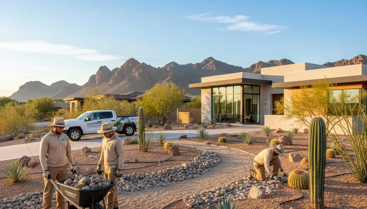 Phoenix, AZ landscaping services for desert yards and custom outdoor spaces