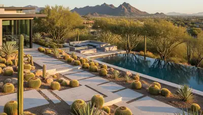 Phoenix, AZ landscaping service for desert yard design and maintenance
