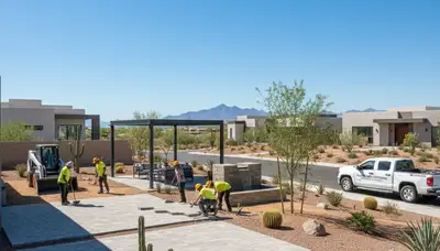 Phoenix, AZ landscaping services for residential and commercial outdoor maintenance and design