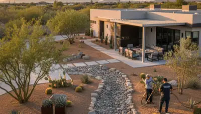 Phoenix, AZ landscaping service for residential and commercial outdoor maintenance