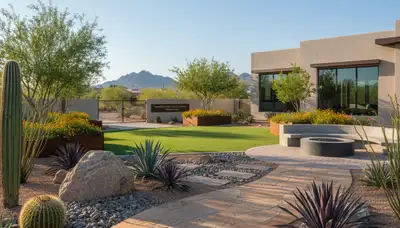 Phoenix, AZ landscaping service for residential yards and desert-friendly outdoor spaces