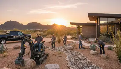 Phoenix, AZ landscaping service for residential yards and desert-friendly outdoor spaces
