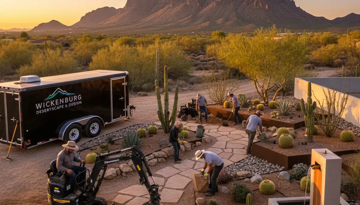 Phoenix AZ landscaping service for residential and commercial outdoor property maintenance