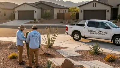 Phoenix, AZ landscaping service for desert yard design and maintenance